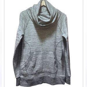 NWT L.L. Bean Light Gray Cozy Pullover Top